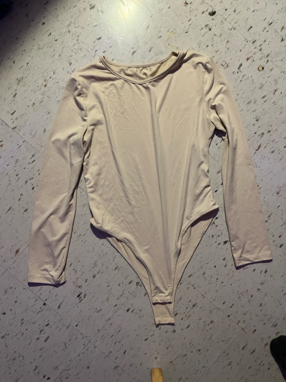 Long Sleeve Nude Bodysuit